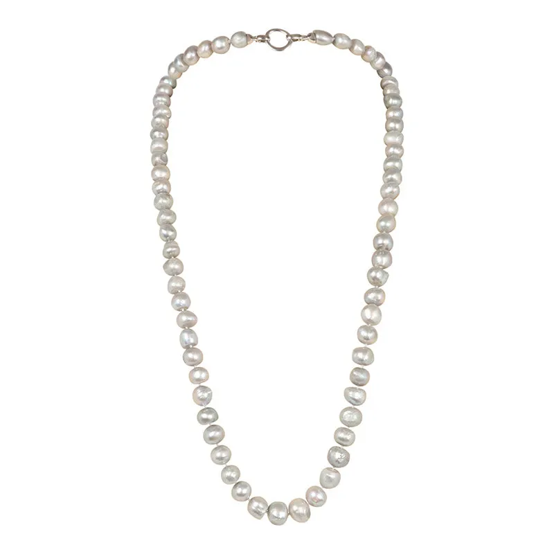 103-07 | GRAY 34" BAM BAM NECKLACE