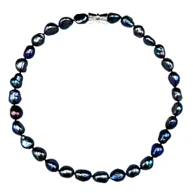 700-10 | BAROQUE SINGLE STRAND (BLACK)