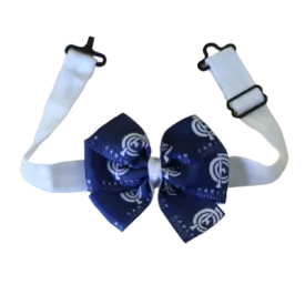 AFL Carlton Football Club Adjustable Bella Bow Tie