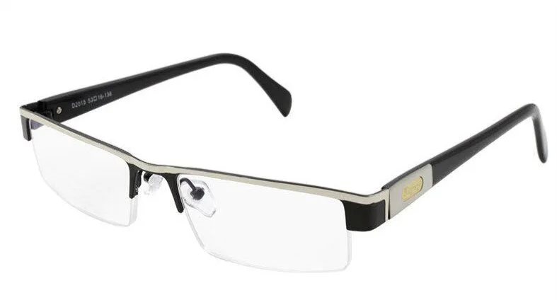 Brightzone Full Rim Square Men's Reading Glasses Titanium Alloy D2015