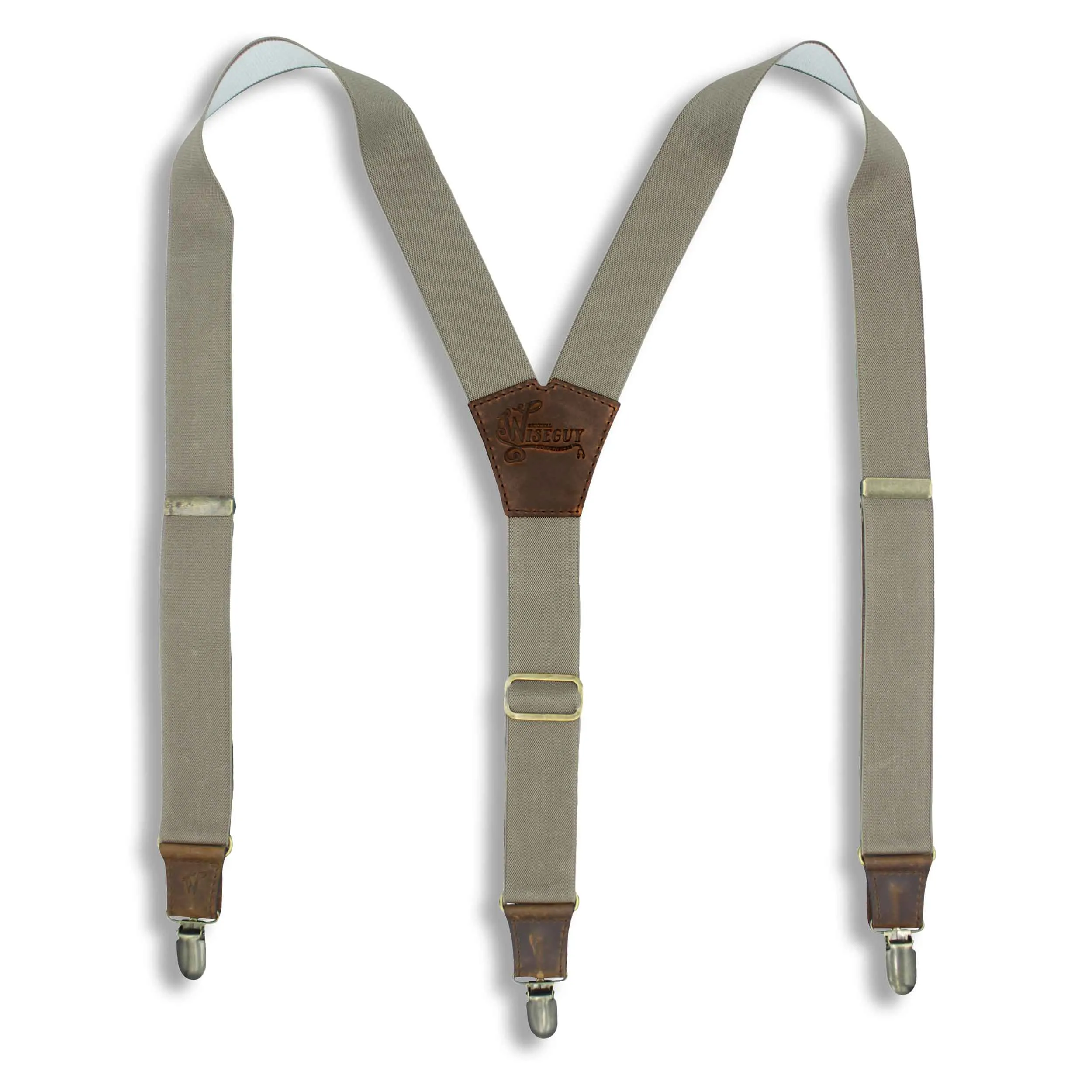 Essential Smokey Beige Wide Suspenders No. E5035