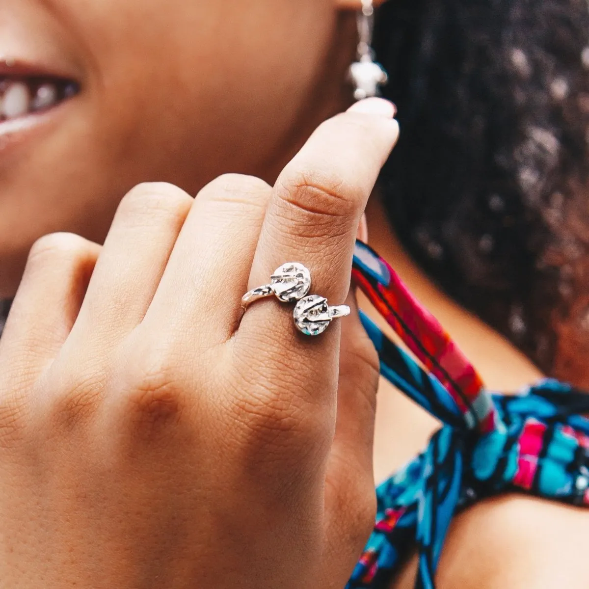 Extra Light Bangle Adjustable Ring with Steel Pan or Steel Drum