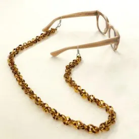 Eyewear Chain | Tortoise O Link