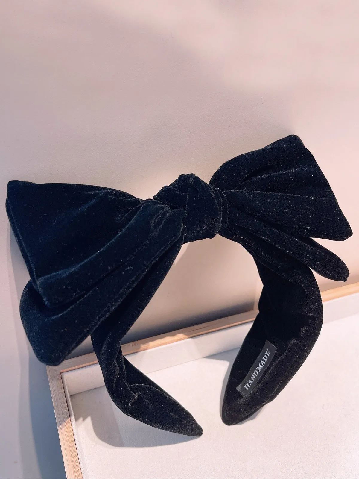 Luxe Statement Velvet Bow Headband