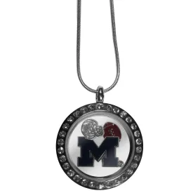 Michigan Wolverines Locket Necklace