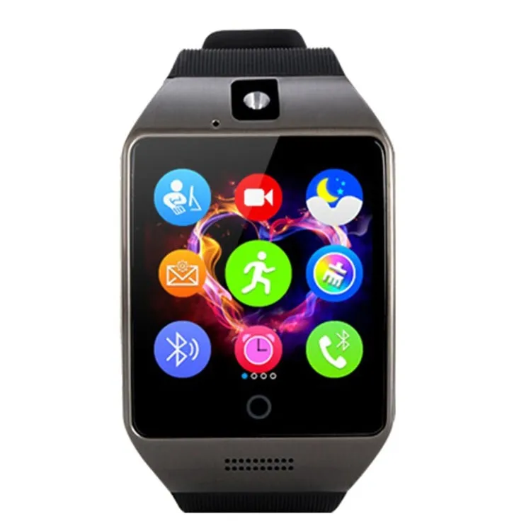 Q18S 1.54 inch IPS Screen MTK6260A Bluetooth 3.0 Smart Watch Phone, Pedometer / Sedentary Reminder / Sleeping Monitor  / Anti-Loss / Remote Camera / GSM / 0.3M Camera  (Black   Grey)