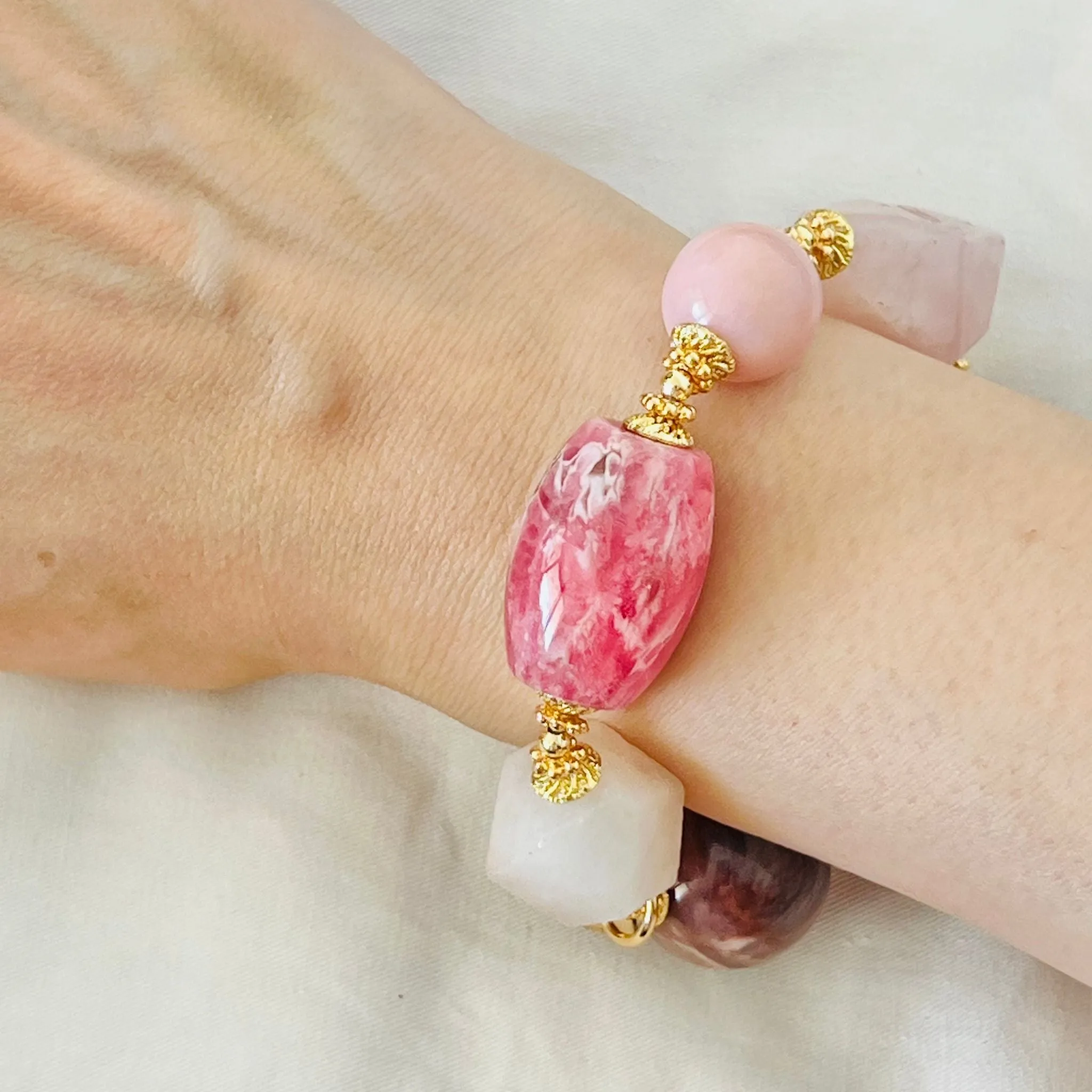 Raw Pinks Bracelet GHW