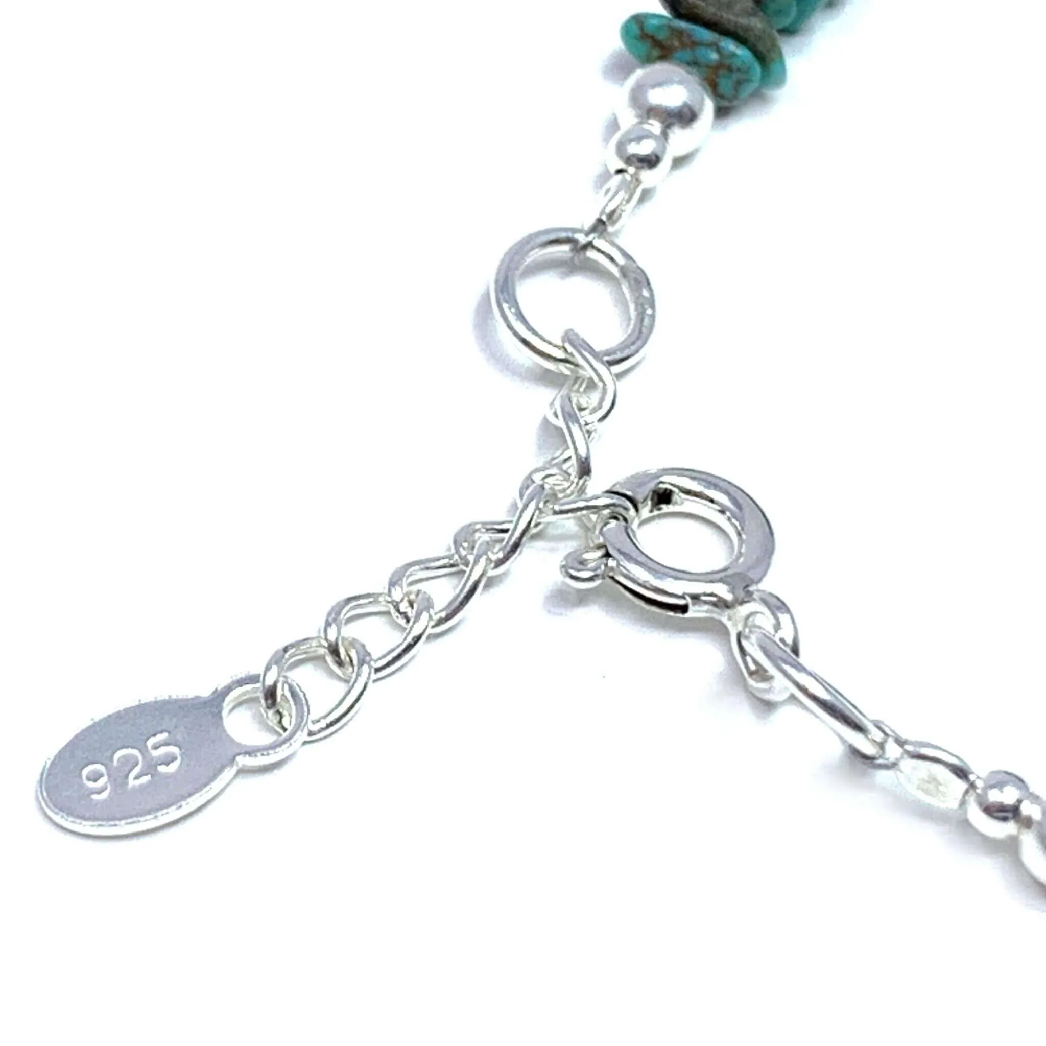 Sterling Silver Turquoise Anklet