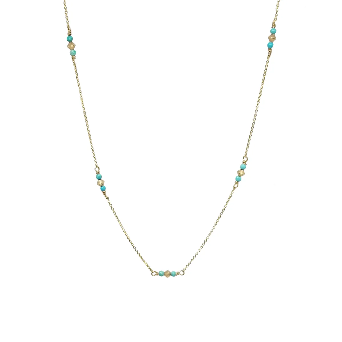 Turquoise Beaded Necklace