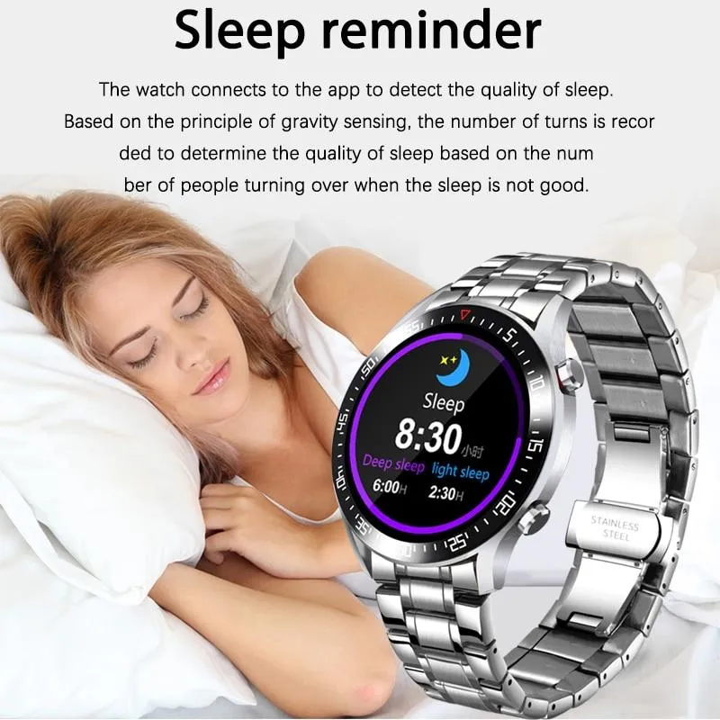 Unisex LED Full Touch Screen Waterproof Fitness Watches