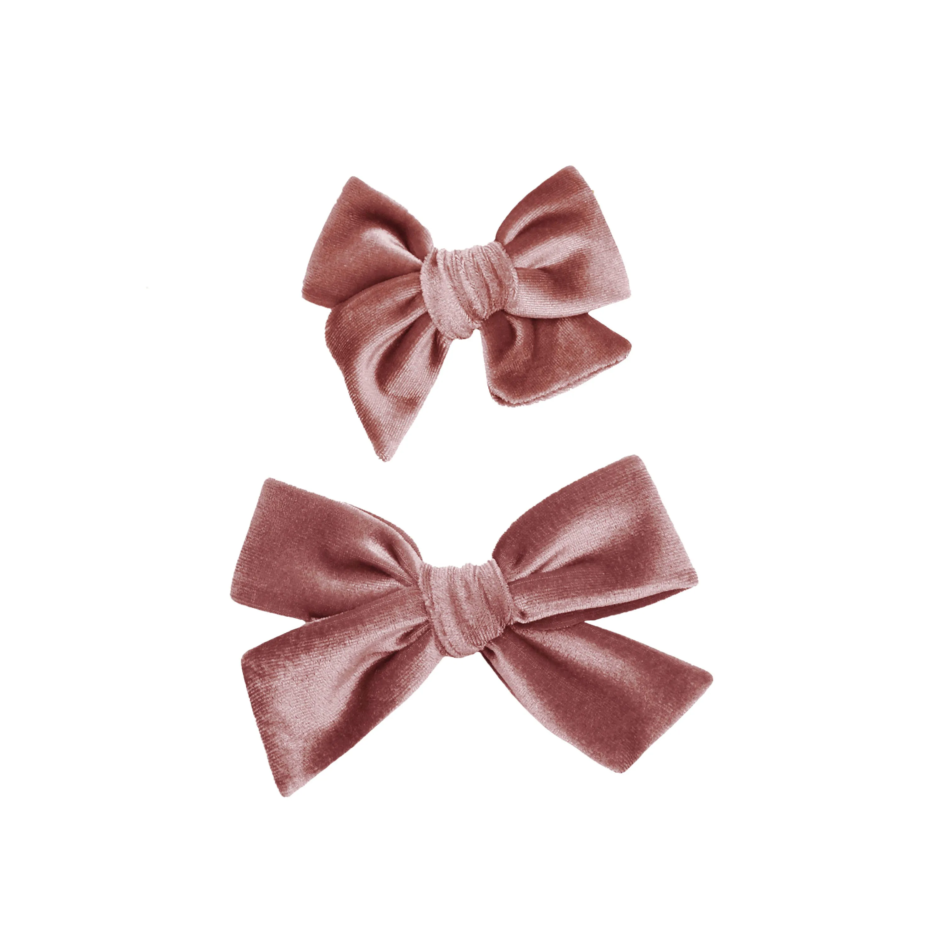 Velvet - Rose Bow Clip